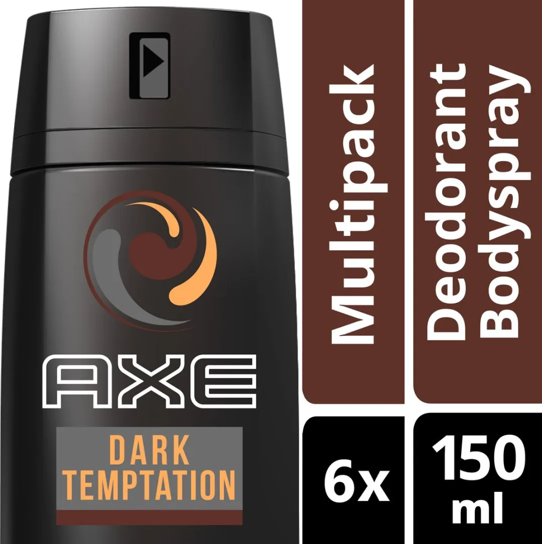 Axe Dark Temptation Deo - 6x150ml