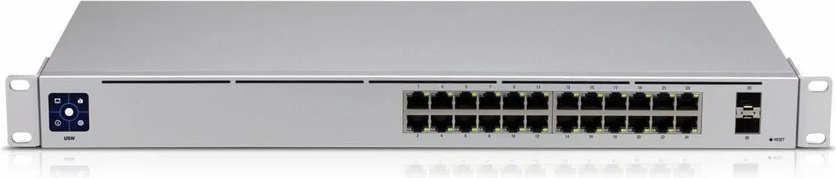 Ubiquiti UniFi USW-24 Managed Switch 24 Poorten - Grijs