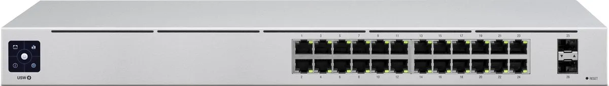 Ubiquiti UniFi USW-24 Managed Switch 24 Poorten - Grijs