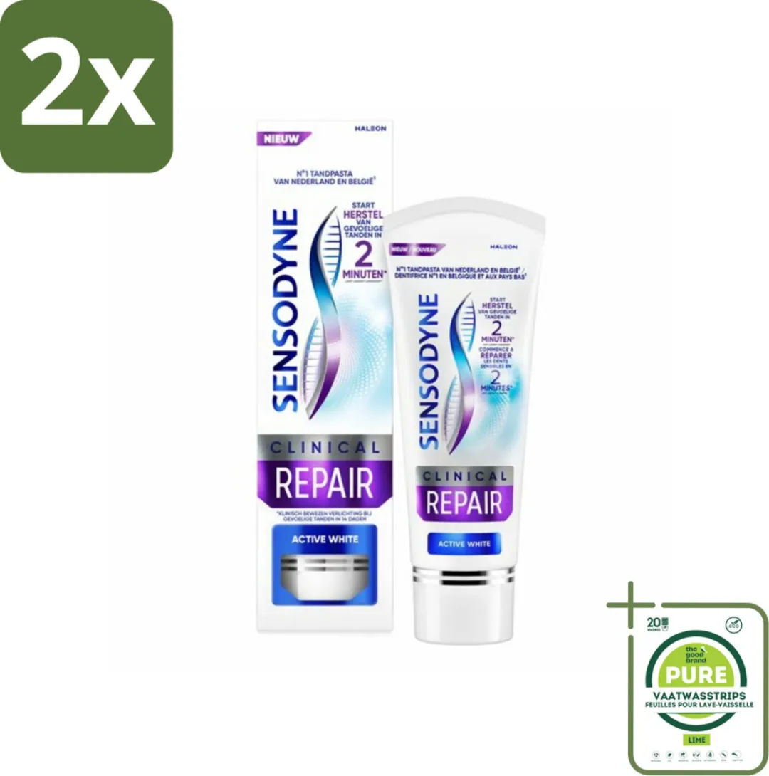 Sensodyne Clinical Repair Active White Tandpasta 150ml