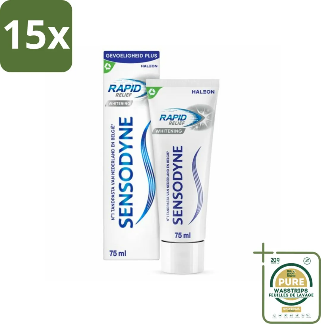 Sensodyne Rapid Relief Whitening Tandpasta 75ml