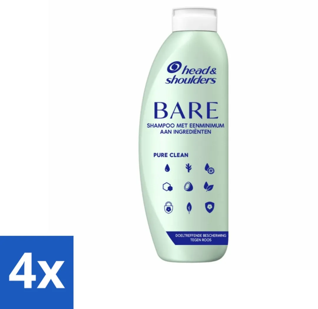 Head & Shoulders Anti-Roos Shampoo Bare Pure Clean 400ml