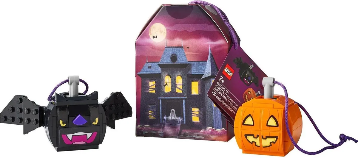 LEGO Pompoen & Vleermuis Duo 854049 - 131 Stukken - Zwart/Oranje