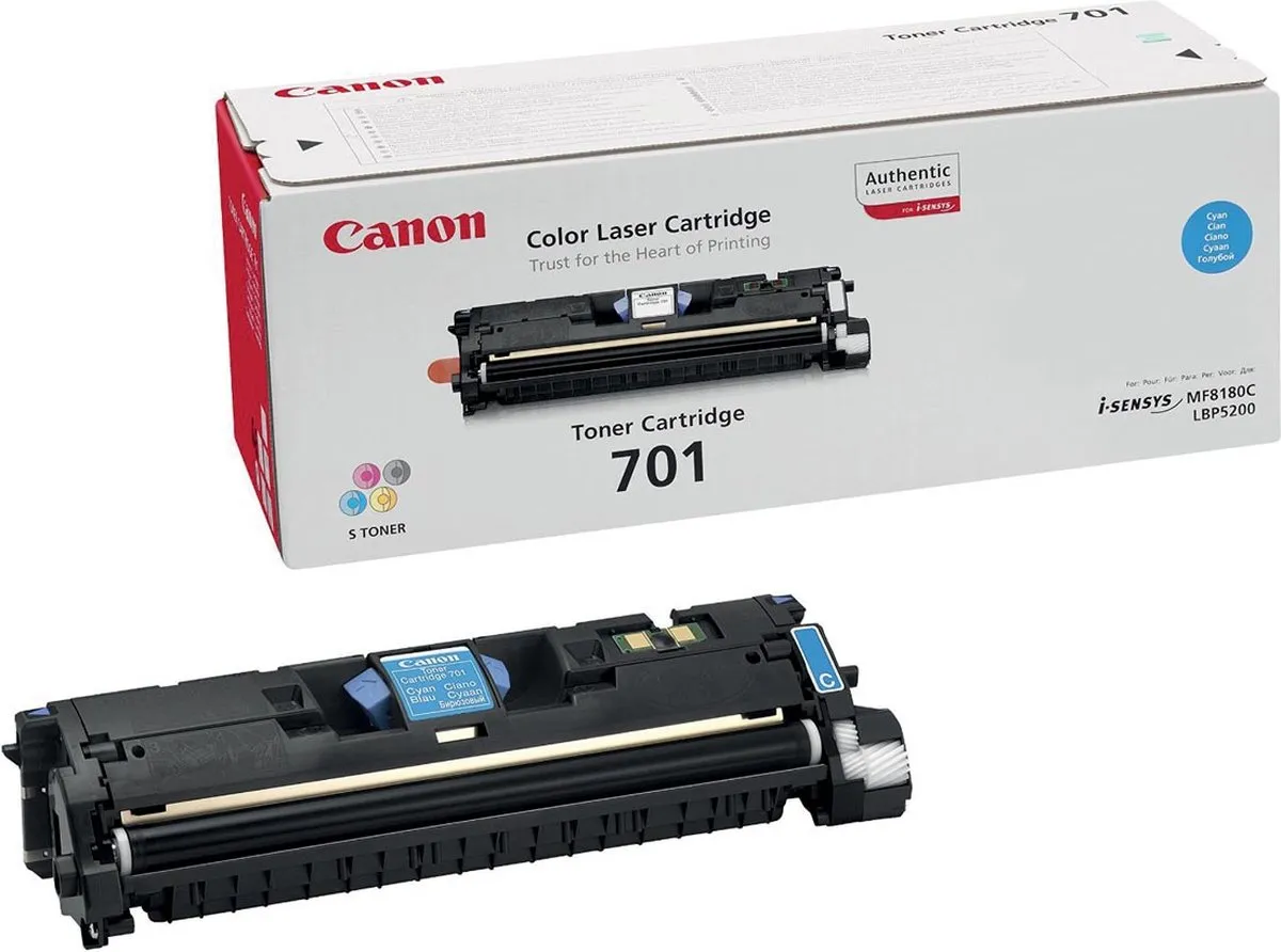 Canon 701 Tonercartridge Cyaan 50026129 - 4000 Pagina's