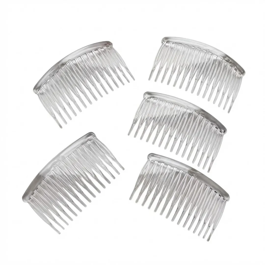 NUVEX Transparante Haar Kammen Set - 5 Stuks