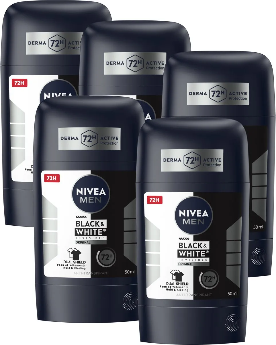 NIVEA MEN Black & White Invisible Anti-transpirant Stick