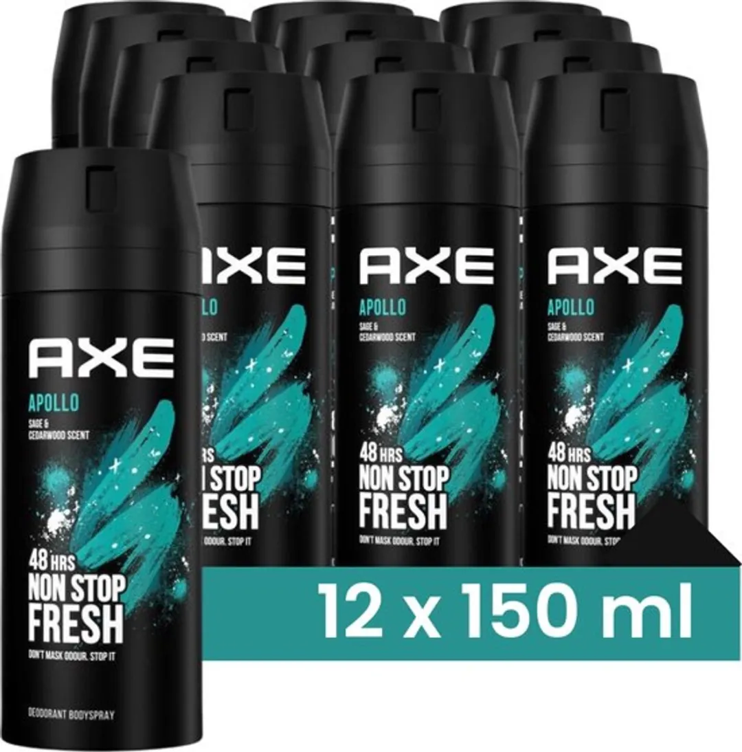 Axe Apollo Bodyspray JumboPak - 12x150ml