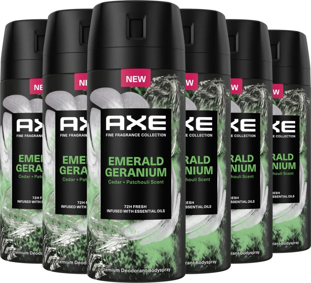 Axe Premium Deodorant Bodyspray Fine Fragrance Emerald Geranium