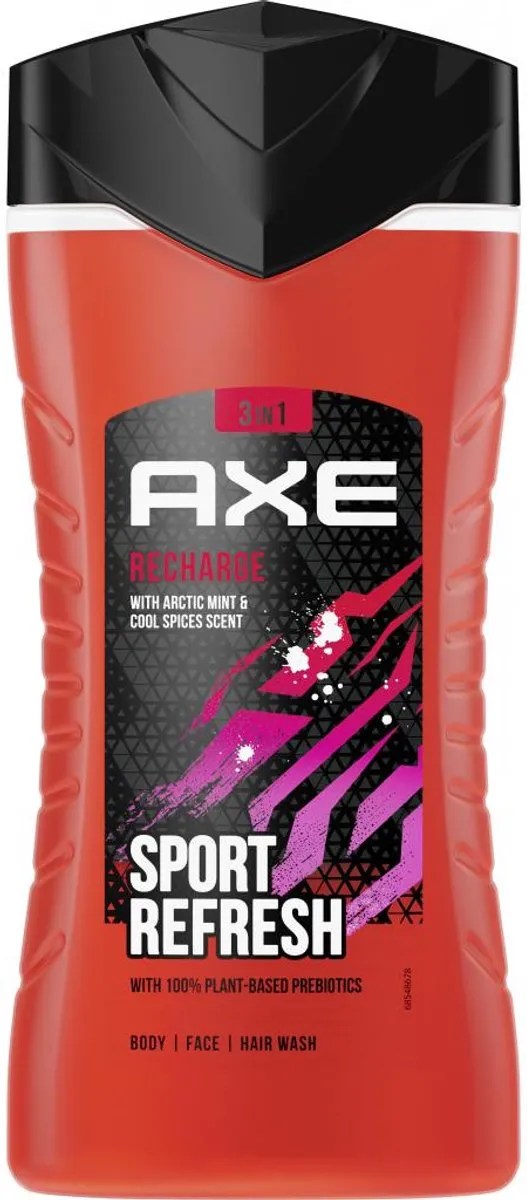 Axe Sport Refresh Douchegel 3-in-1 - 4x250ml
