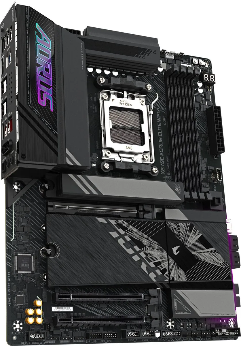 Gigabyte X870E A ELITE WIFI7 Moederbord - AM5 - ATX