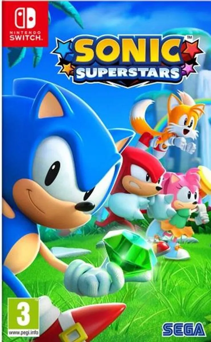 Sega Sonic Superstars Nintendo Switch - 4 Spelers Offline
