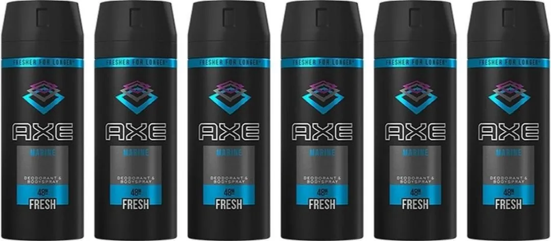 Axe Marine Deospray 150ml - 6 Stuks