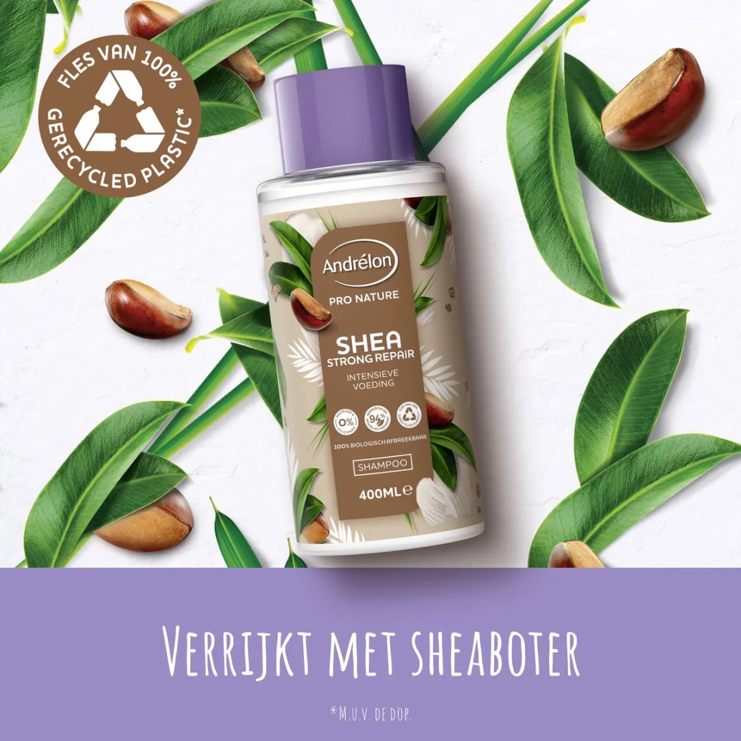 Andrélon Pro Nature Shea Strong Repair Shampoo 400ml