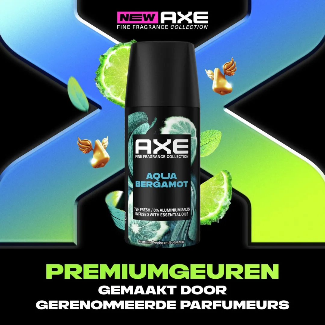 Axe Premium Bodyspray Fine Fragrance Aqua Bergamot - 12x35ml