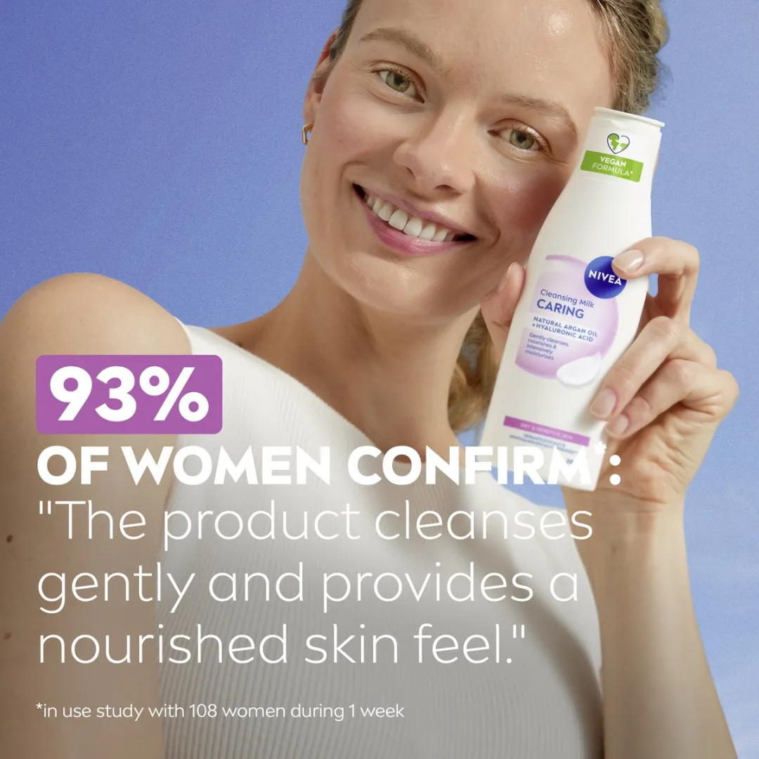NIVEA Verzorgende Reinigingsmelk 200ml - Droge/Gevoelige Huid