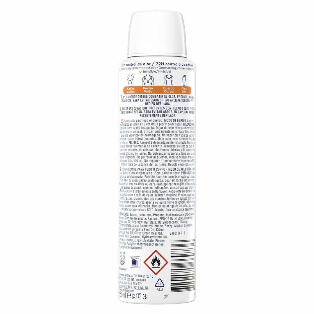 Rexona Fresh Citrus Deodorant Spray 150ml