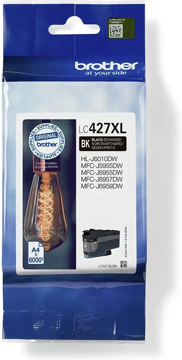 Brother LC-427XLBK XL Inktcartridge - Zwart
