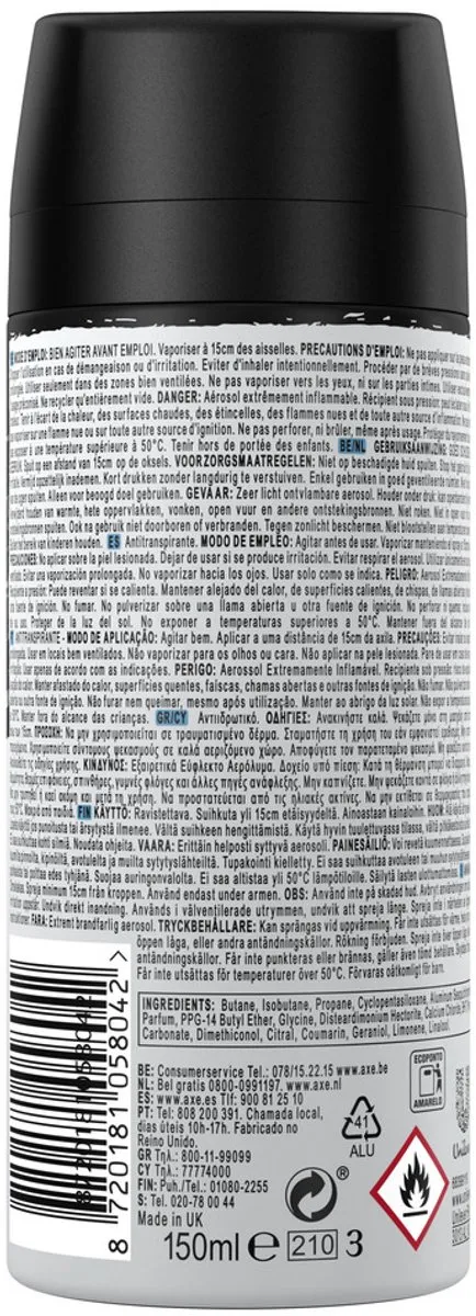 Axe Deodorant Spray Ice Chill 150ml