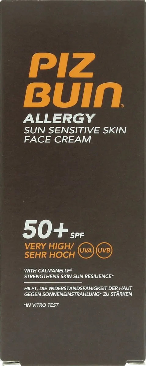 Piz Buin Allergy Sun Gezichtcrème SPF50 50ml