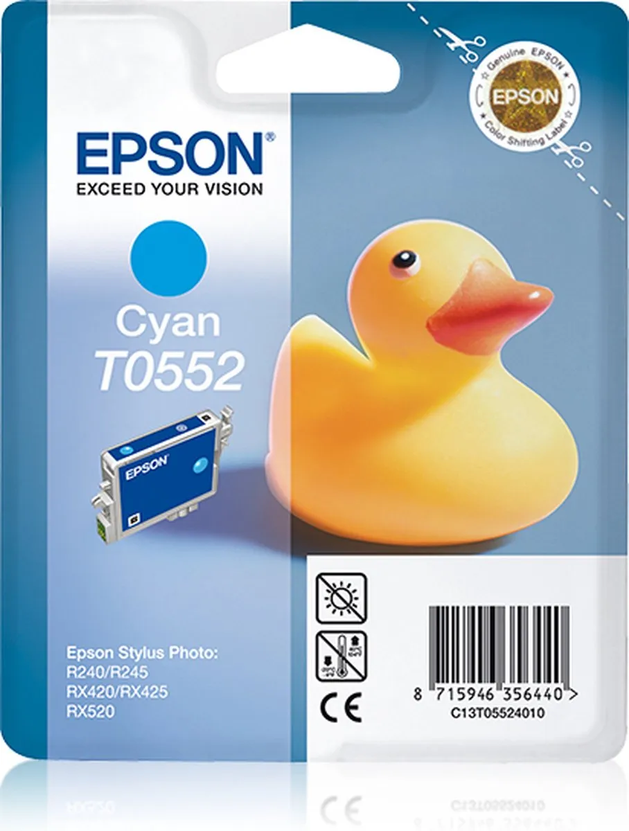 Epson T0552 - Inktcartridge Cyaan