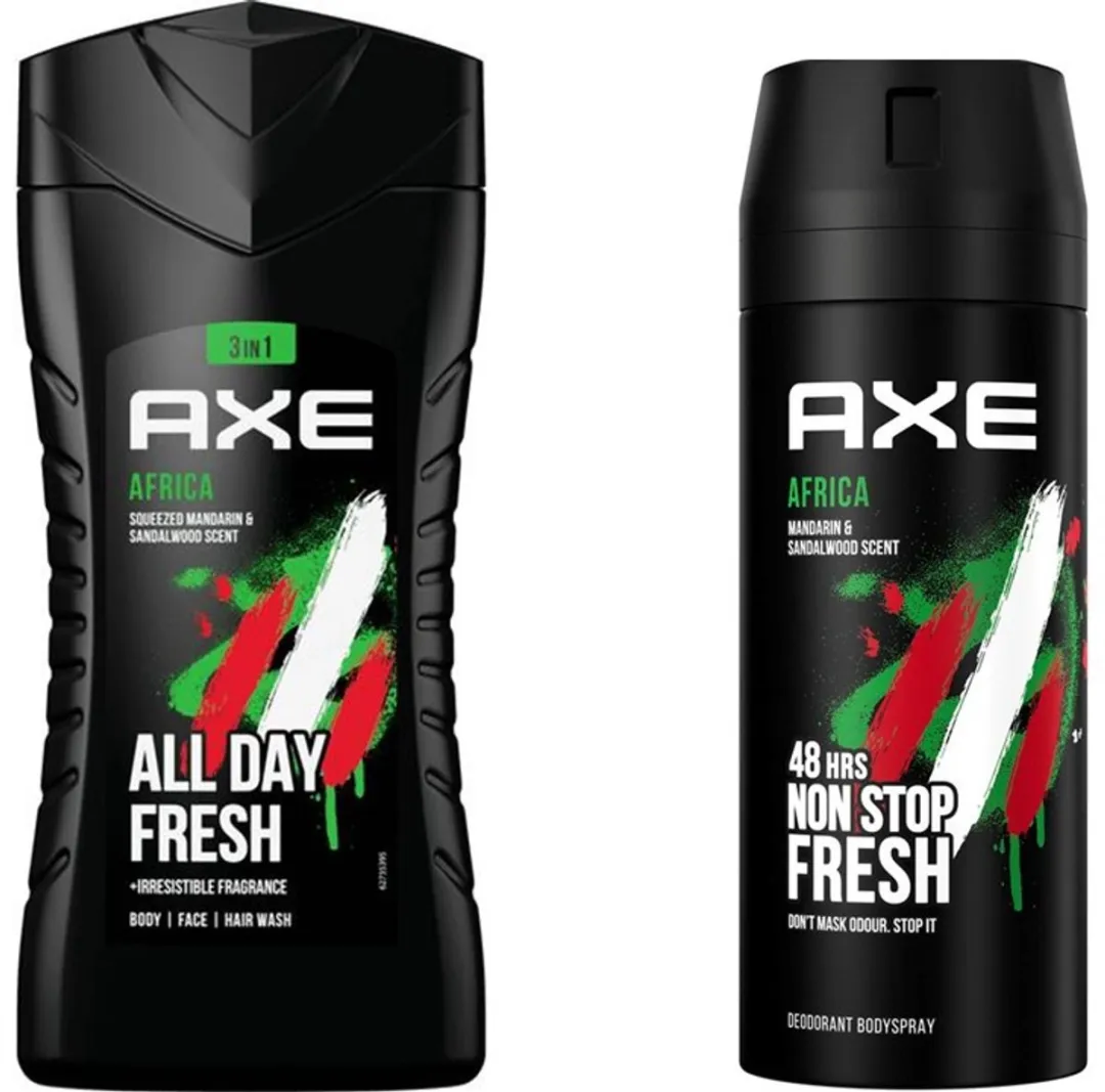 Axe Africa Douchegel & Deo Spray
