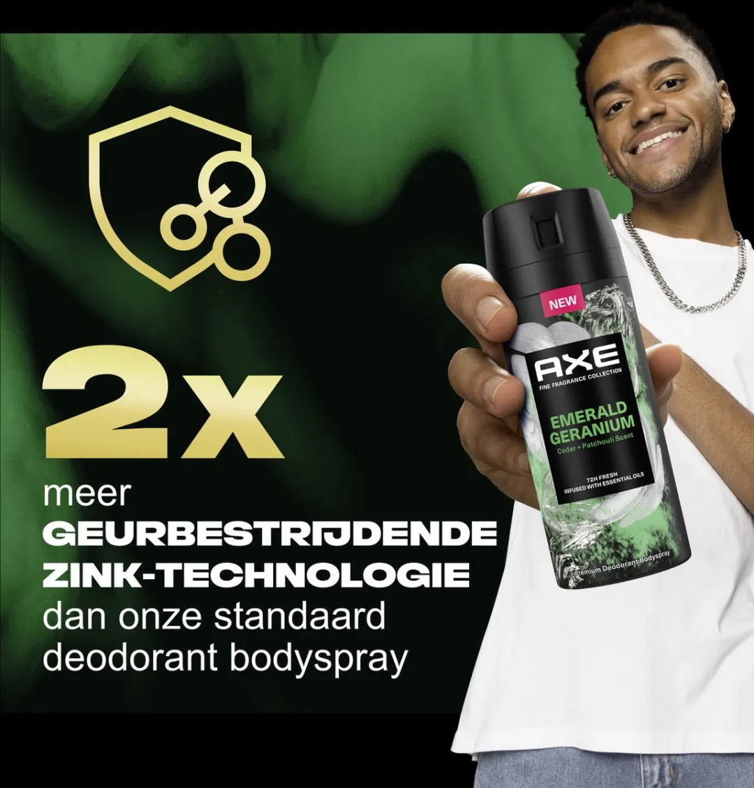 Axe Emerald Geranium Bodyspray 150ml