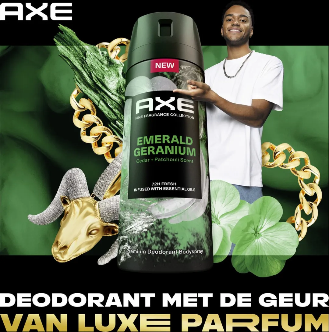Axe Emerald Geranium Bodyspray 150ml