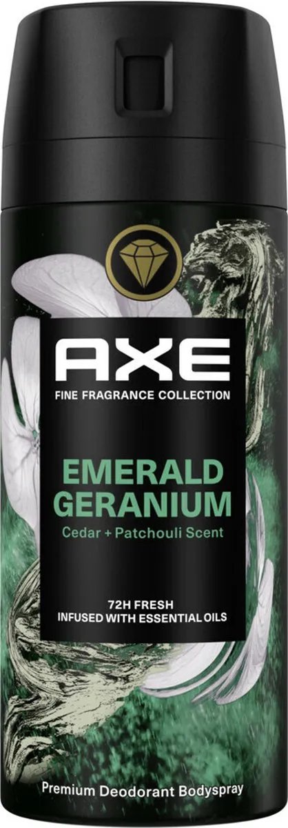 Axe Emerald Geranium Bodyspray 150ml