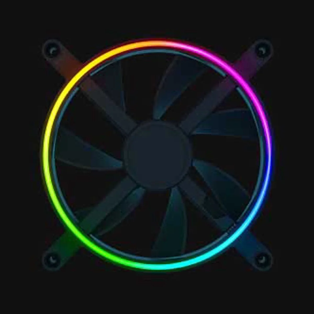 Razer Kunai 140mm aRGB PWM Ventilator - 3 Stuks - Zwart