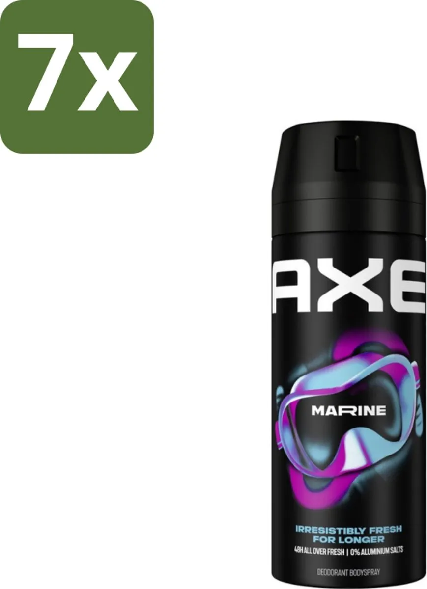 Axe Deodorant Bodyspray Marine Sea Breeze & Sage - 150ml - 7 Stuks