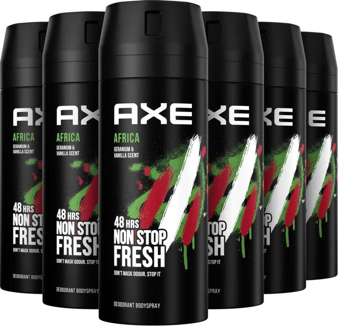 Axe Africa Deodorant Bodyspray - 6x150ml