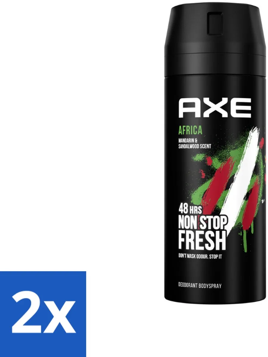 Axe Africa Bodyspray 300ml (2x150ml)