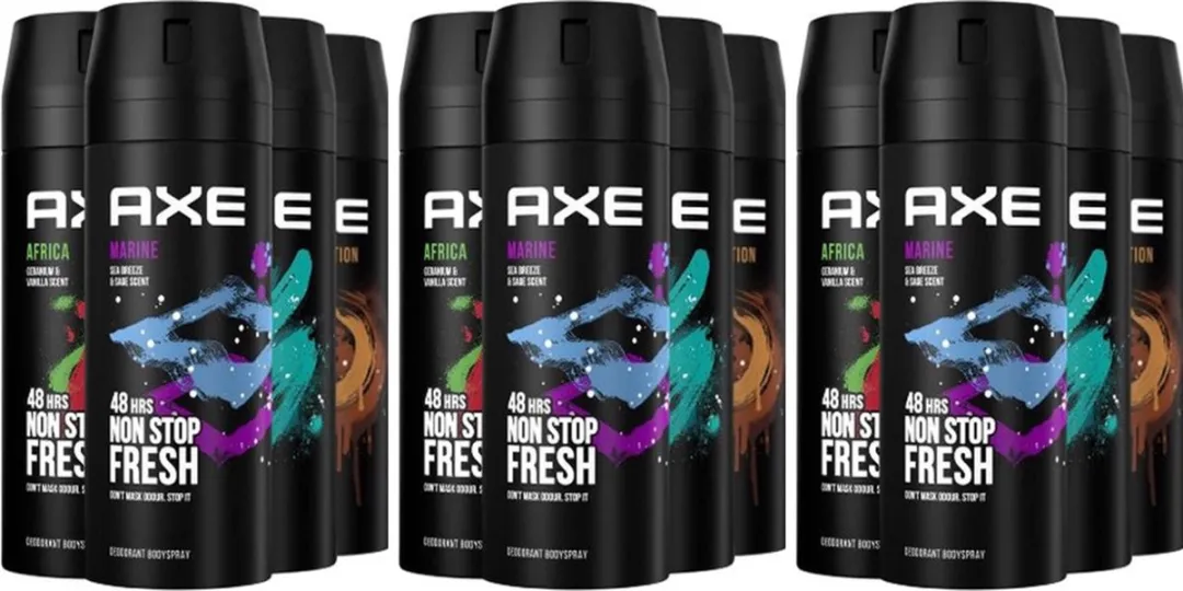 Axe Deodorant Bodyspray Mix 12x