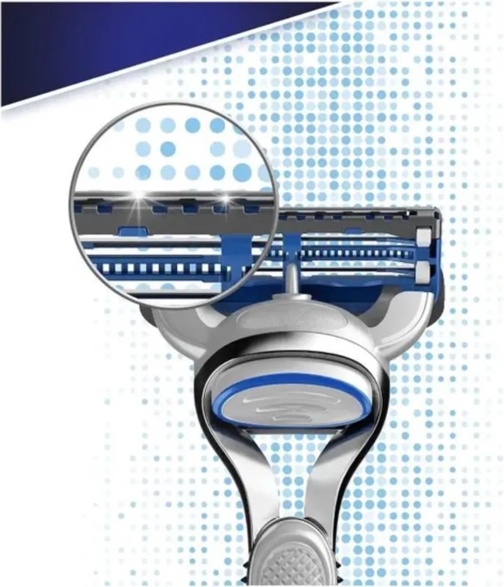 Gillette Fusion Skinguard Sensitive Navulmesjes - 5 Stuks