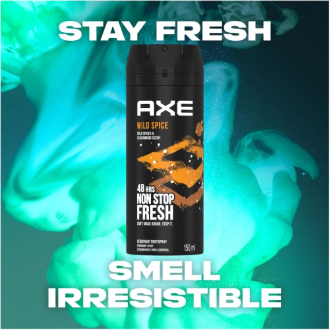 Axe Wild Spice Deo Spray - 4x150ml