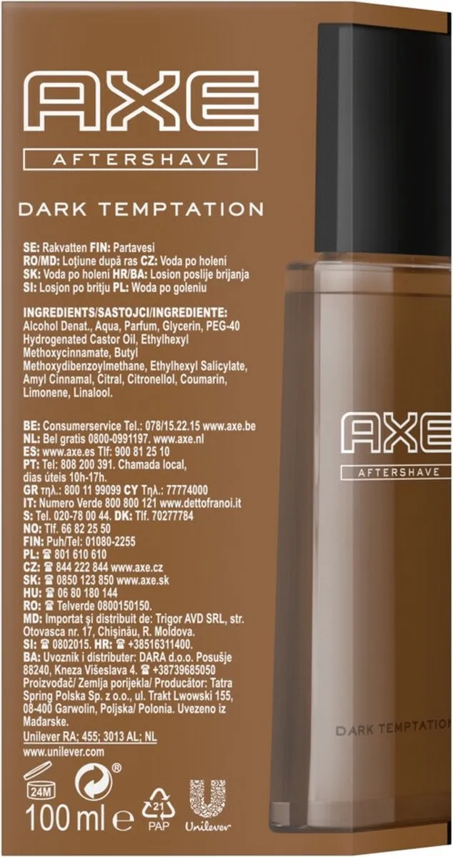 Axe Aftershave Dark Temptation 100ml