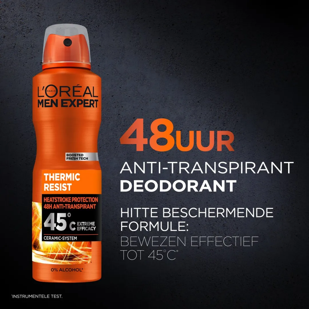 L'Oréal Men Expert Thermic Resist Deo Spray - 6x150ml