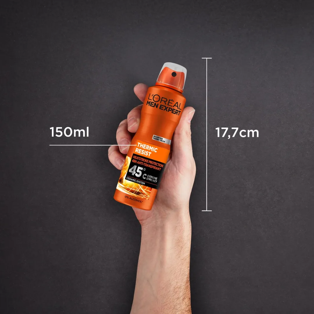 L'Oréal Men Expert Thermic Resist Deo Spray - 6x150ml