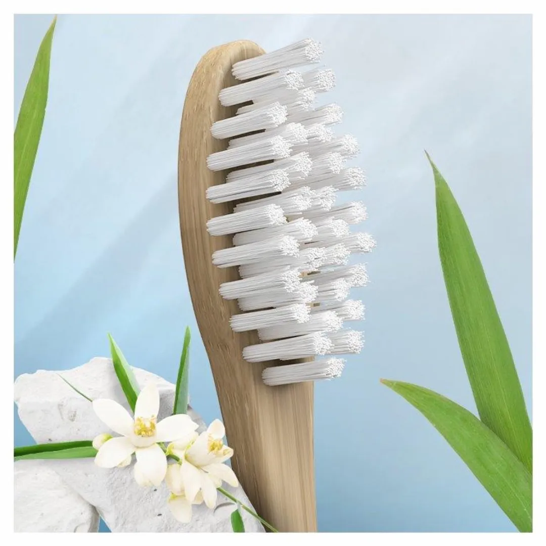 Oral-B Bamboe Tandenborstel Wit - 2 Stuks