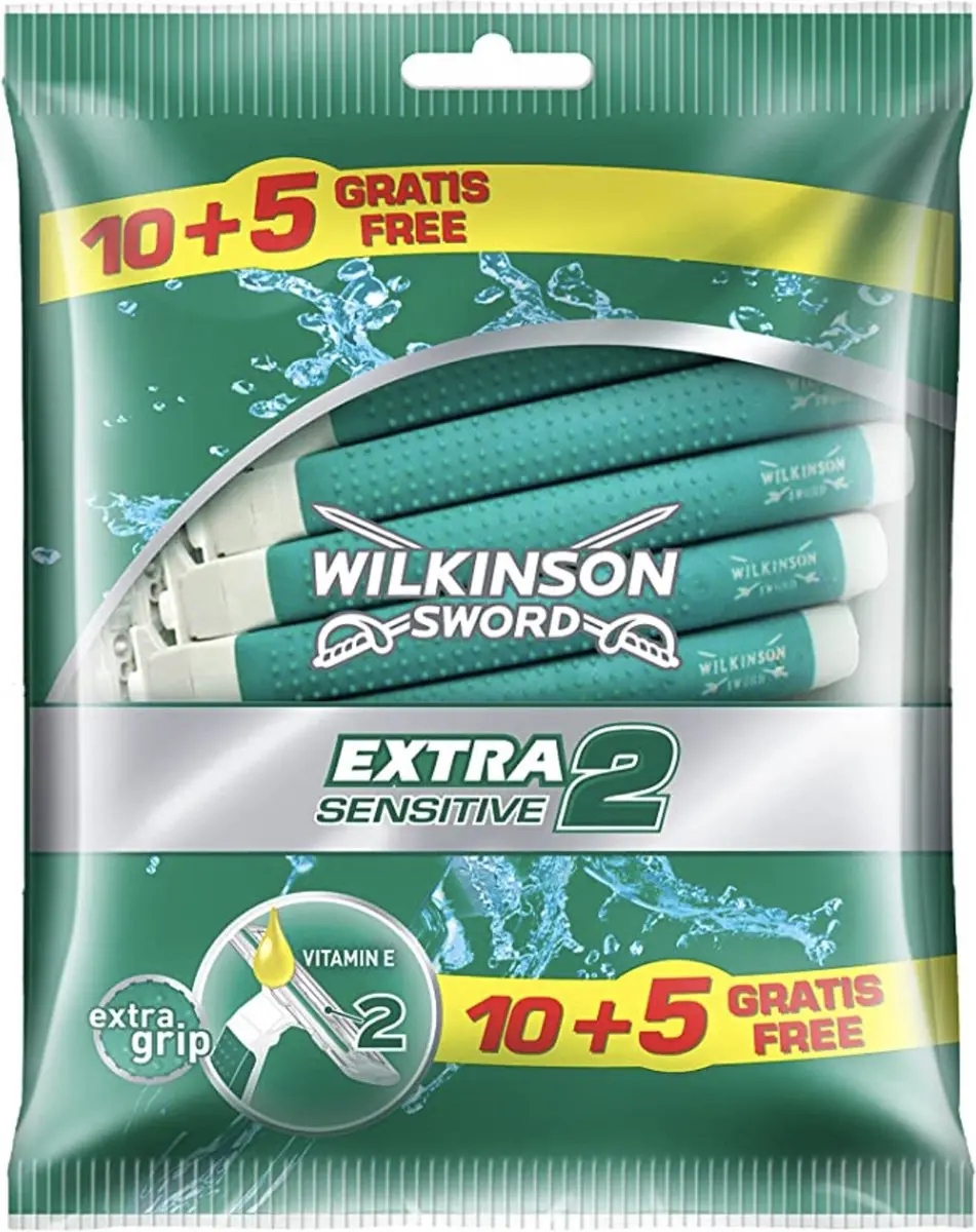 Wilkinson Sword Extra Essential 2 Wegwerpscheermesjes - 15 Stuks