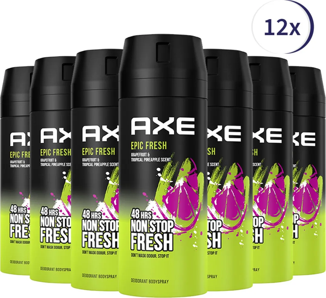 Axe Deo Epic Fresh Bodyspray 150ml - 12 Stuks - afbeelding 6 van 6