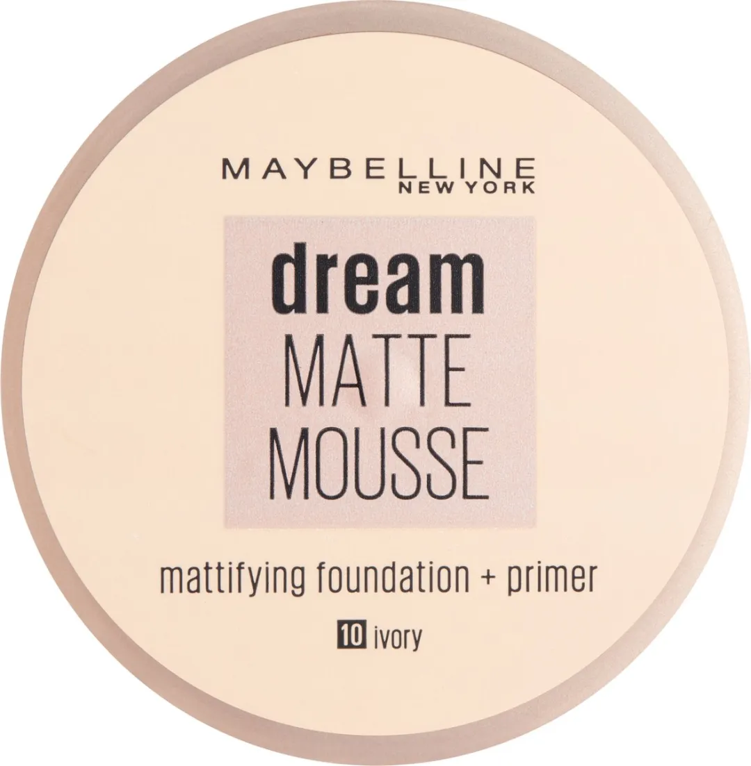 Maybelline Dream Matte Mousse Foundation 010 Ivory - 18ml