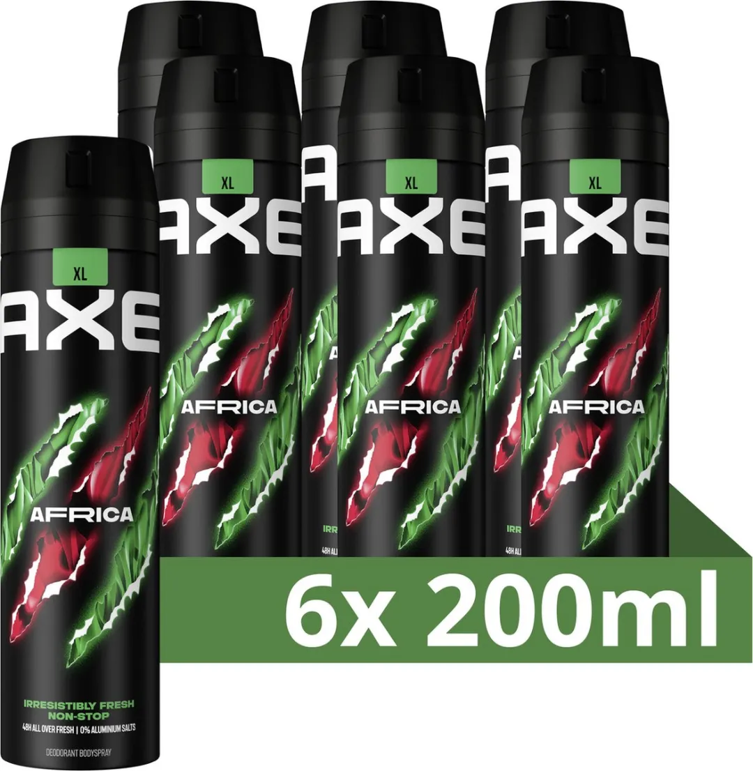 Axe Africa Bodyspray - 6x200ml