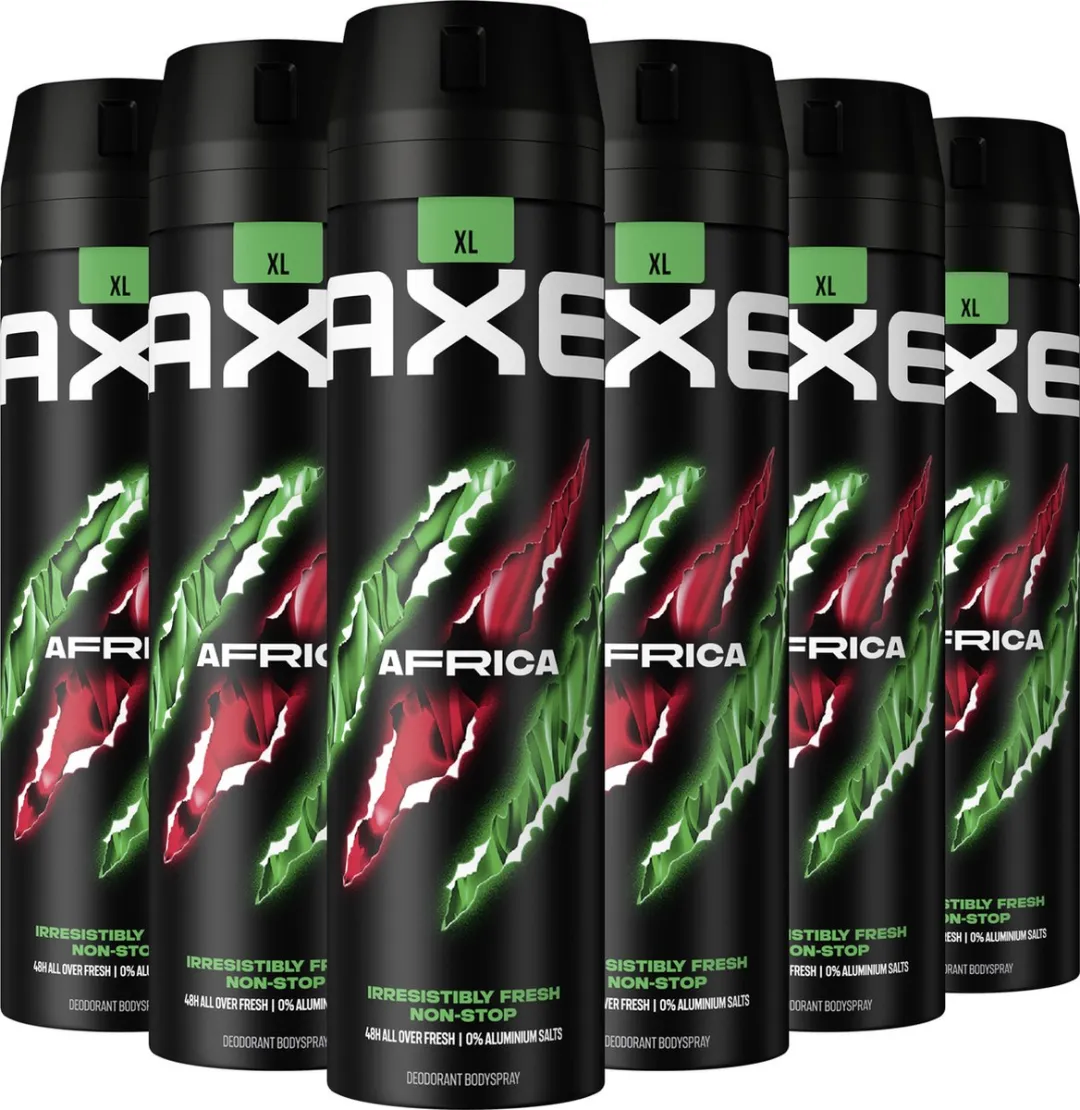 Axe Africa Bodyspray - 6x200ml