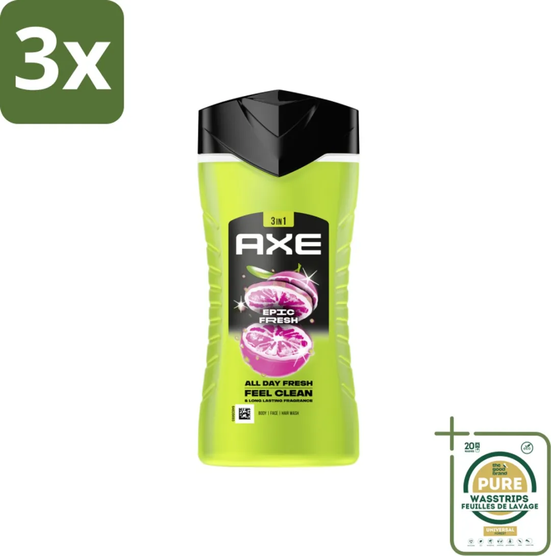 Axe 3-in-1 Douchegel Epic Fresh 750ml