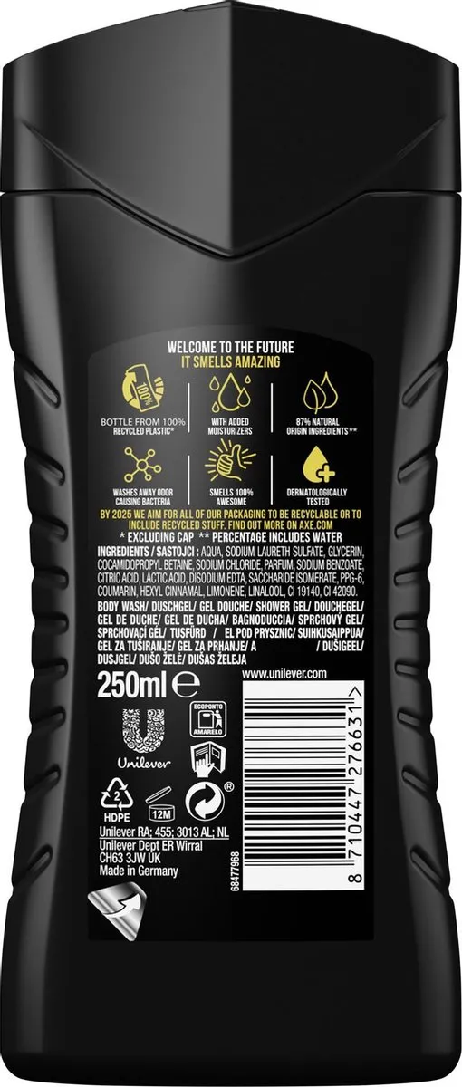 Axe Leather & Cookies Douchegel 250ml