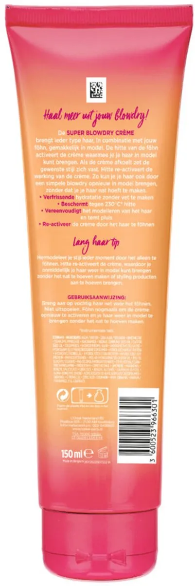 L'Oréal Elvive Dream Lengths Blowdry Cream 3x150ml