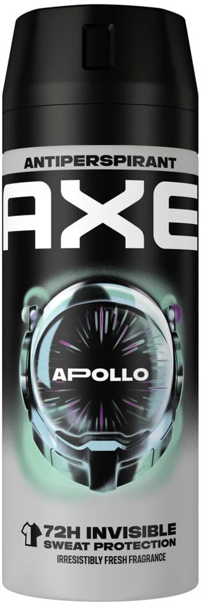 Axe Apollo Anti-Transpirant Spray 300ml (2x150ml) - 72 Uur