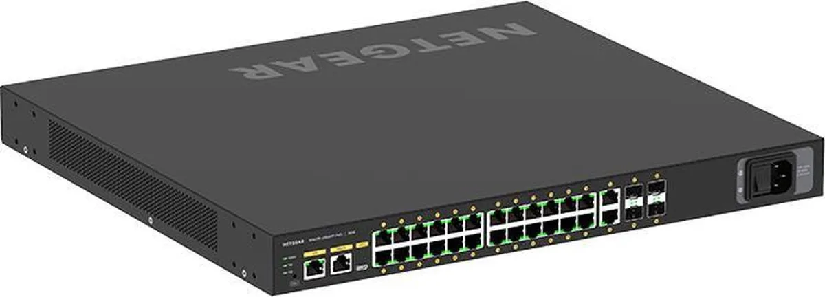 Netgear GSM4230PX-100EUS Switch - 480W - Zwart - afbeelding 6 van 6