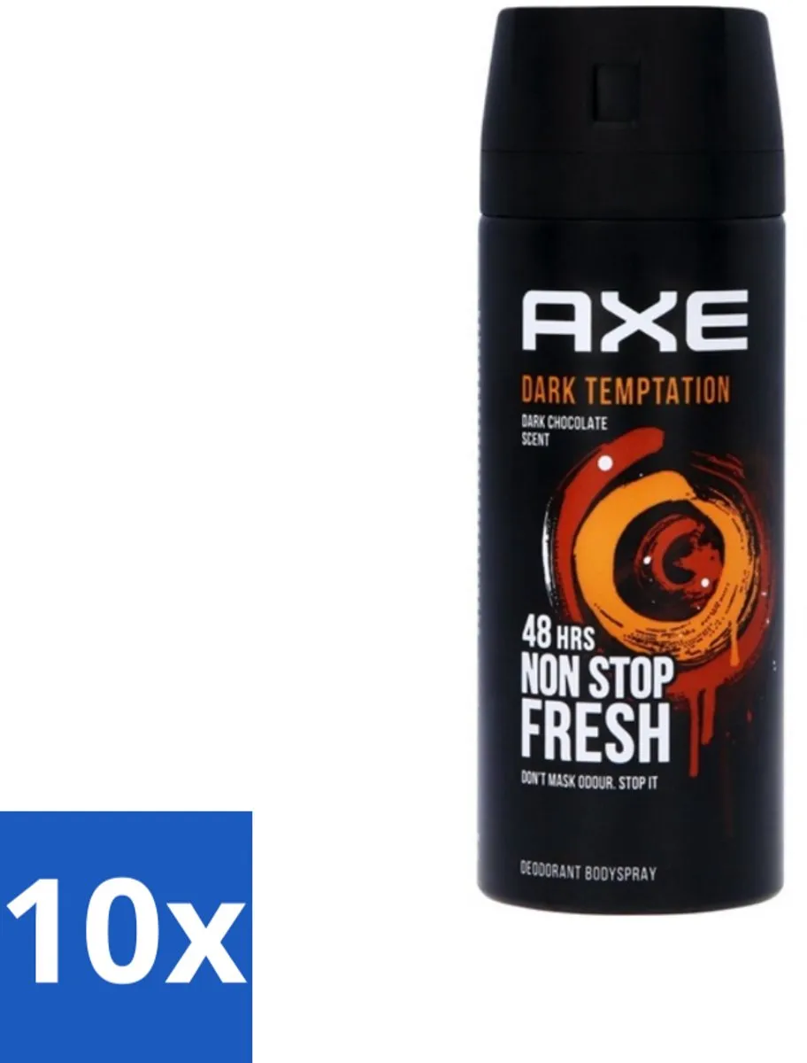 Axe Dark Temptation Deo Spray 150ml - 10 Stuks